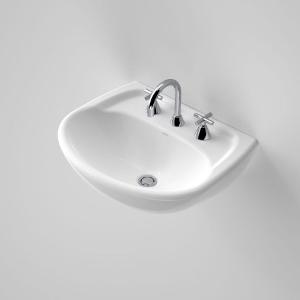 CARAVELLE 550 WALL BASIN NTH 40MM WH